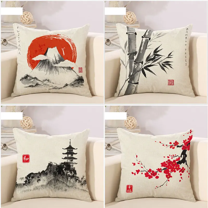 Collection Japanese Classic landscape Nature Great Art Painting Pillow Cover Massager Decorative Pillows Home Decor Gift
Collection Japanese Classic landscape Nature Great Art Painting Pillow Cover Massager Decorative Pillows Home Decor Gift