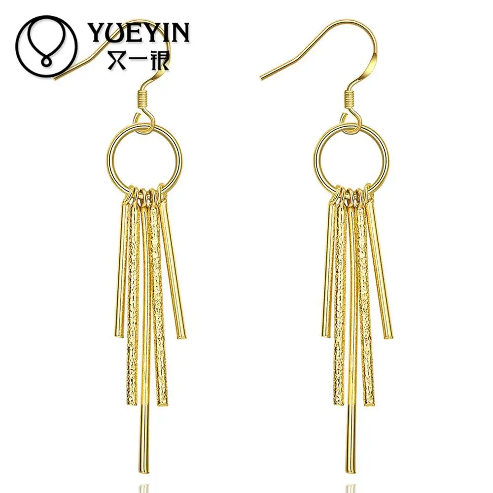 E070 Wholesale Nickle Free Antiallergic Gold color Earrings For Women New Fashion Jewelry high quality women's brincos | Украшения и