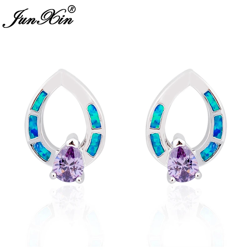 Women Stud Earring Fashion Jewelry 925 Silver Filled Opal Stone Earrings pendientes Ear0549-01 
Women Stud Earring Fashion Jewelry 925 Silver Filled Opal Stone Earrings pendientes Ear0549-01