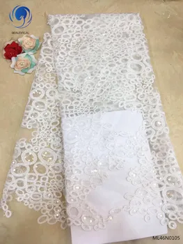 BEAUTIFICAL french lace fabric wedding lace fabric white lace fabric embroidery 5yards/lot with sequin for lady clothes ML46N01
BEAUTIFICAL french lace fabric wedding lace fabric white lace fabric embroidery 5yards/lot with sequin for lady clothes ML46N01