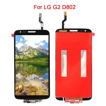 Zerosky Replacement LCD Display Digitizer for LG G2 D800 D802 Display Touch Screen Assembly With /without Frame
Zerosky Replacement LCD Display Digitizer for LG G2 D800 D802 Display Touch Screen Assembly With /without Frame