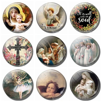 Virgin and The Angels Art 30 MM Fridge Magnet Glass Cabochon Virgin Mary Refrigerator Sticker Angel Note Holder Home Accessories
Virgin and The Angels Art 30 MM Fridge Magnet Glass Cabochon Virgin Mary Refrigerator Sticker Angel Note Holder Home Accessories