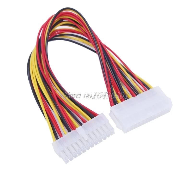 ATX 24 Pin Male to 24Pin Female Power Supply Extension Cable Internal PC PSU TW Power Lead Connector Wire 30CM 1PC
ATX 24 Pin Male to 24Pin Female Power Supply Extension Cable Internal PC PSU TW Power Lead Connector Wire 30CM 1PC