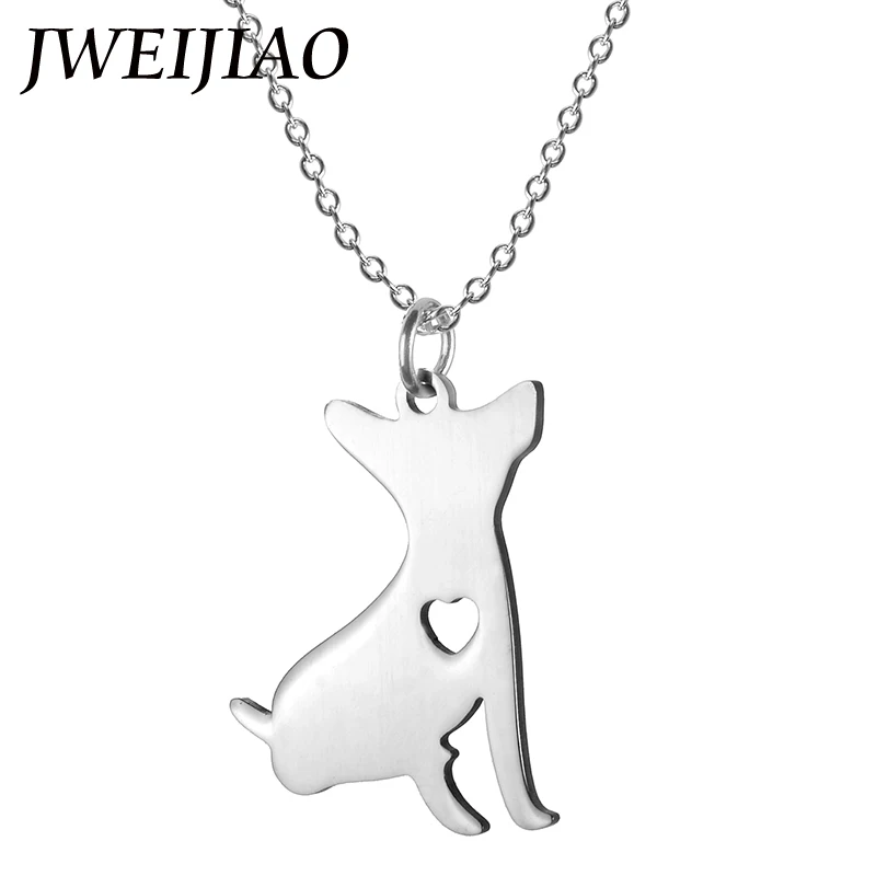 JWEIJIAO Animal Jewelry Necklaces Silver Love Dogs Necklace Stainless Steel Chihuahua Pendant Jewelry For Kid Women Men SKU05
JWEIJIAO Animal Jewelry Necklaces Silver Love Dogs Necklace Stainless Steel Chihuahua Pendant Jewelry For Kid Women Men SKU05