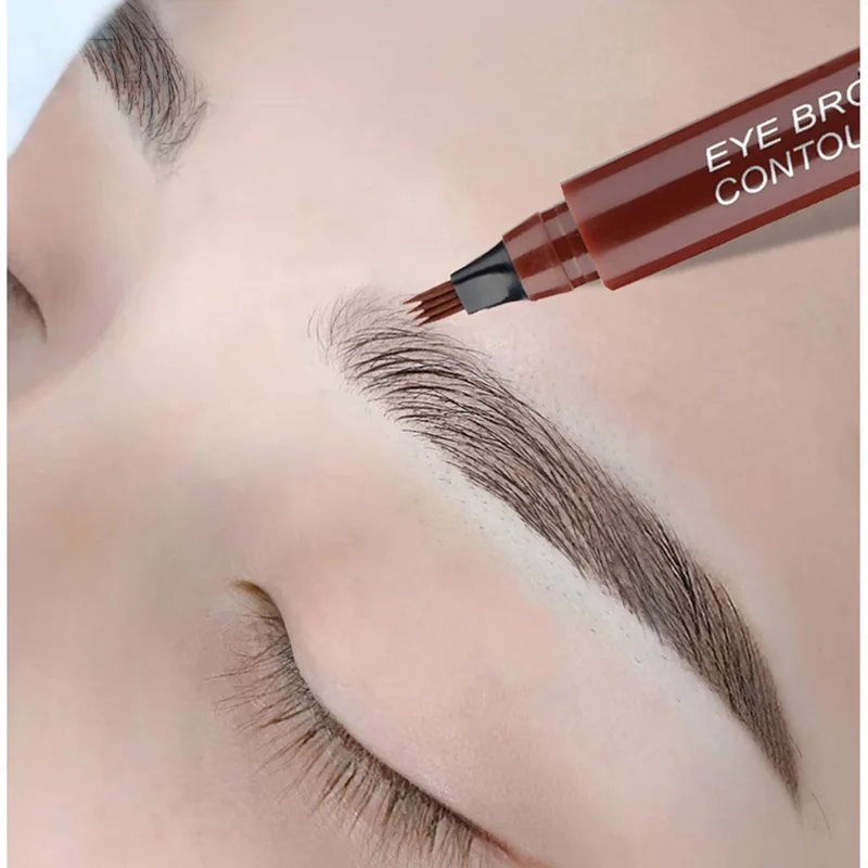 Eyebrow Pencil Waterproof 4 Fork Tip Eyebrow Tattoo Pencil Long Lasting Professional Fine Sketch Eye Brow Pen Liquid
Eyebrow Pencil Waterproof 4 Fork Tip Eyebrow Tattoo Pencil Long Lasting Professional Fine Sketch Eye Brow Pen Liquid
