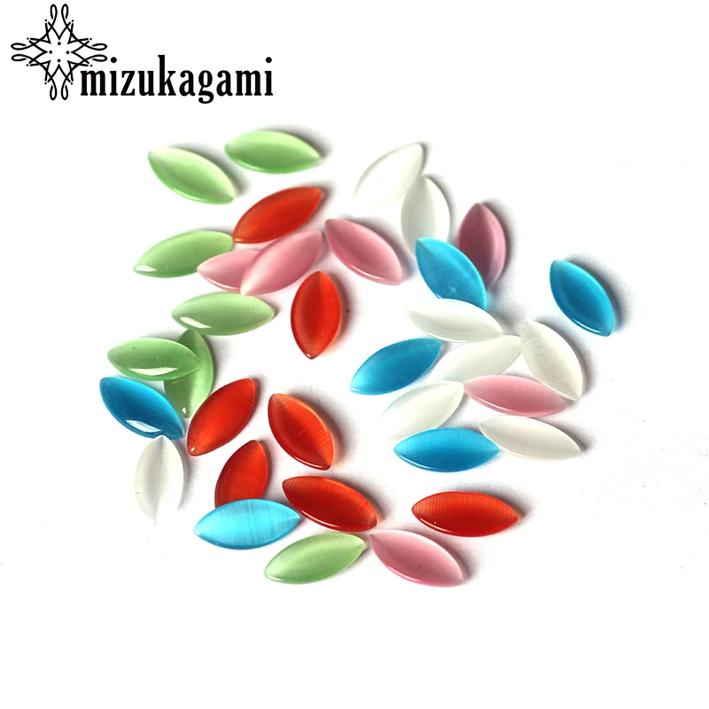 6*14MM 10Pcs/lot Natural Stone Cat Eye Cabochon Beads Marquise Shape Spacer Beads For Jewelry Making Finding Accessories
6*14MM 10Pcs/lot Natural Stone Cat Eye Cabochon Beads Marquise Shape Spacer Beads For Jewelry Making Finding Accessories