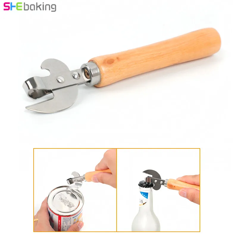 Shebaking Manual Metal Can Opener Outdoor Picnic Jar Bottle Opener Professional Side Cut Can Opener for Cans Lid Kitchen Tools
Shebaking Manual Metal Can Opener Outdoor Picnic Jar Bottle Opener Professional Side Cut Can Opener for Cans Lid Kitchen Tools