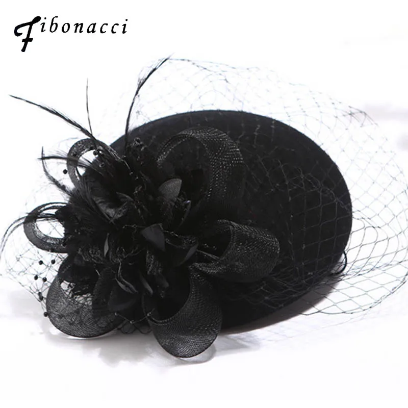 Fibonacci Wedding Headdress Female Fedoras Wool Felt Hat Stereoscopic Net Yarn Floral Dome Fedora Hats for Women
Fibonacci Wedding Headdress Female Fedoras Wool Felt Hat Stereoscopic Net Yarn Floral Dome Fedora Hats for Women