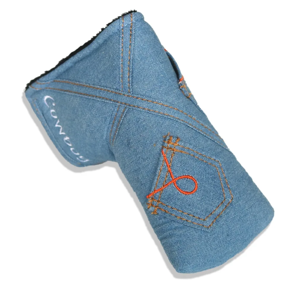 Craftsman Golf Ping-type Blade Putter Cover HeadCover Magnetic Closure Golf Club Head Cover Cowboy Jeans Pocket Design
Craftsman Golf Ping-type Blade Putter Cover HeadCover Magnetic Closure Golf Club Head Cover Cowboy Jeans Pocket Design