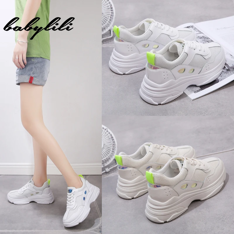White Sneakers for Women Breathable Shoe 2019 Women's Platform Sneakers Fashion Wedge Sneaker Sports Women Vulcanize Net Shoes
White Sneakers for Women Breathable Shoe 2019 Women's Platform Sneakers Fashion Wedge Sneaker Sports Women Vulcanize Net Shoes