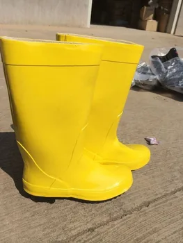 Low price Free Shipping Chemical resistant boots yellow anti chemical boots