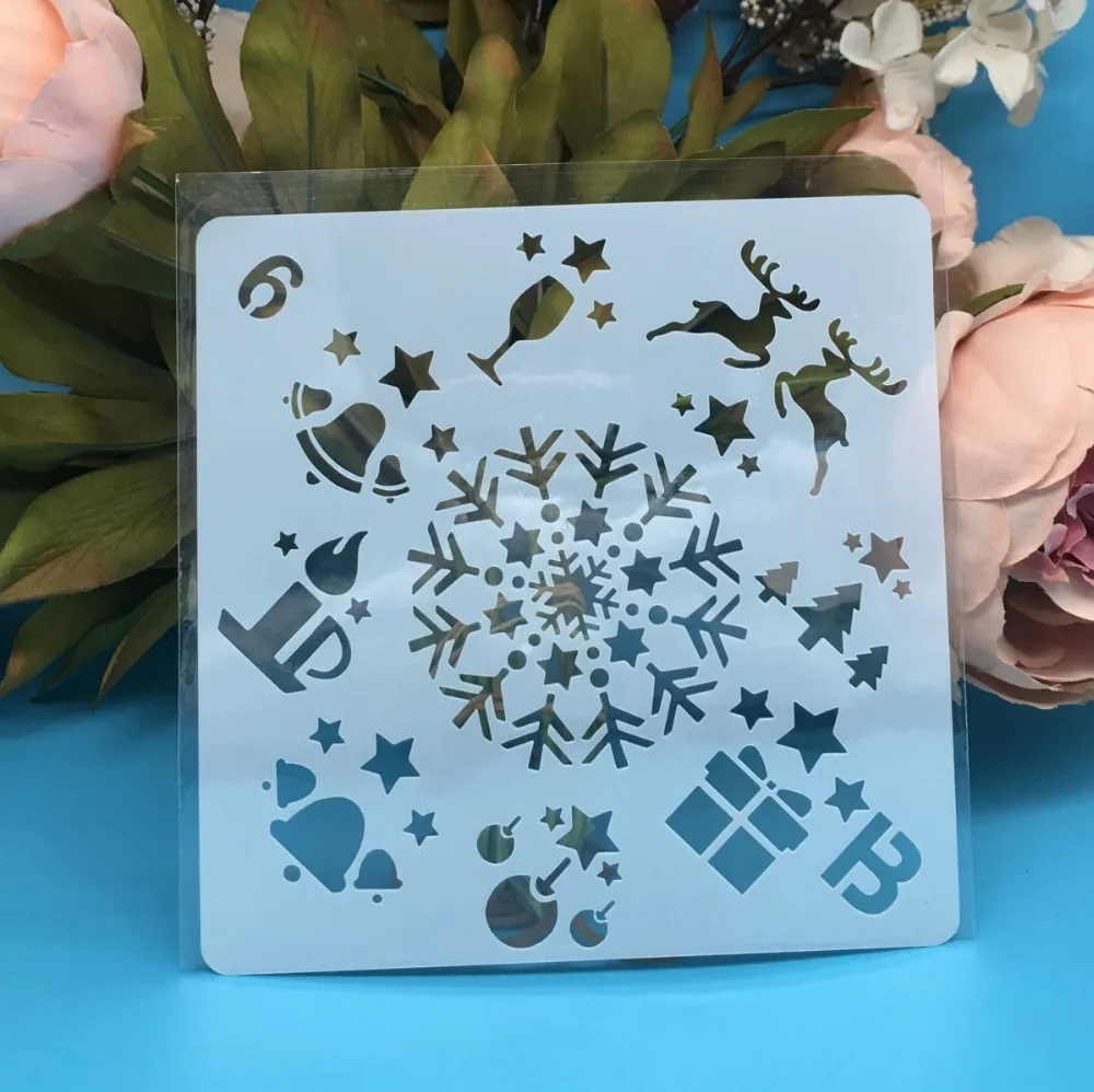 5" New Christmas Snowflake DIY Layering Stencils Wall Paint Scrapbook Coloring Embossing Album Decorative Card Template
5" New Christmas Snowflake DIY Layering Stencils Wall Paint Scrapbook Coloring Embossing Album Decorative Card Template