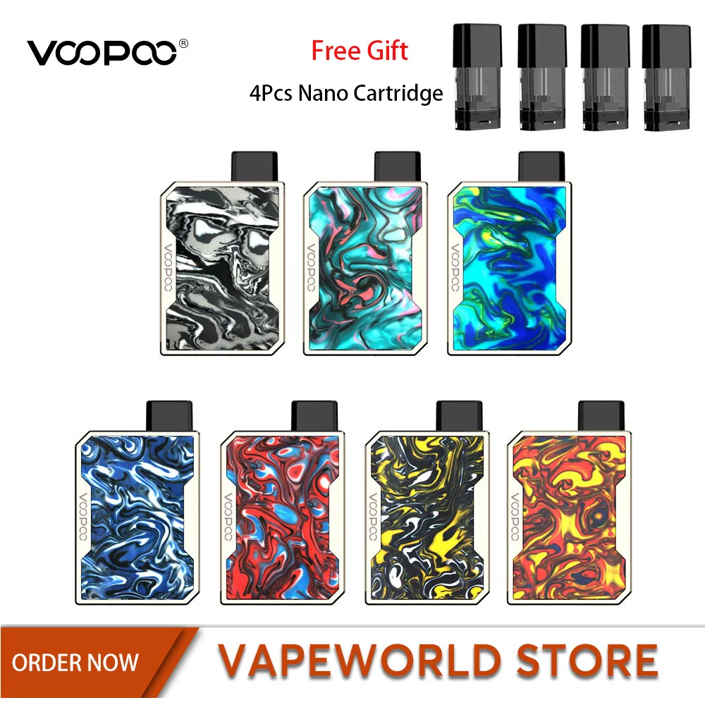 Original Voopoo Drag Nano Kit With 4Pcs 1ml Cartridge 750mAh Drag Nano Vape Mod Electronic CigarettePod VS Ovns JC01 Kit
Original Voopoo Drag Nano Kit With 4Pcs 1ml Cartridge 750mAh Drag Nano Vape Mod Electronic CigarettePod VS Ovns JC01 Kit