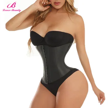 Lover Beauty Sexy Waist Trainer Cincher Underbust Corset Body Shaper Shapewear 9 Steel Bones Latex Slimming Waist Belt Corset
Lover Beauty Sexy Waist Trainer Cincher Underbust Corset Body Shaper Shapewear 9 Steel Bones Latex Slimming Waist Belt Corset