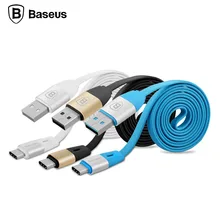 Original Baseus 1M USB 2.1A Type-C Charge Mobile Phone Cable for Macbook Pro LETV for Nokia N1 Date Sync Transfer Cable