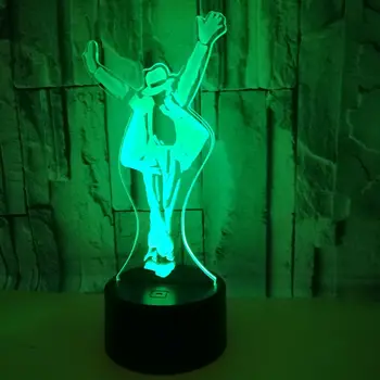 Dance King 3d Small Led Night Light Remote Touch switch Lovely 7 color change 3D Lamp Christmas gift for baby room lights
Dance King 3d Small Led Night Light Remote Touch switch Lovely 7 color change 3D Lamp Christmas gift for baby room lights