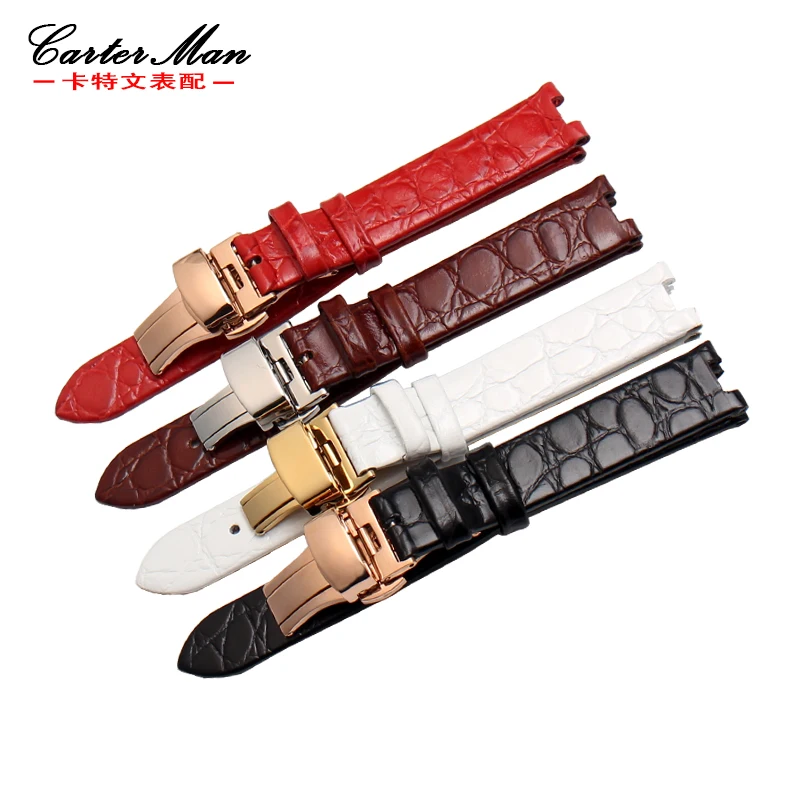 New Genuine leather watchband 15mm for L590GWWD L592 with butterfly buckle women watch strap
New Genuine leather watchband 15mm for L590GWWD L592 with butterfly buckle women watch strap
