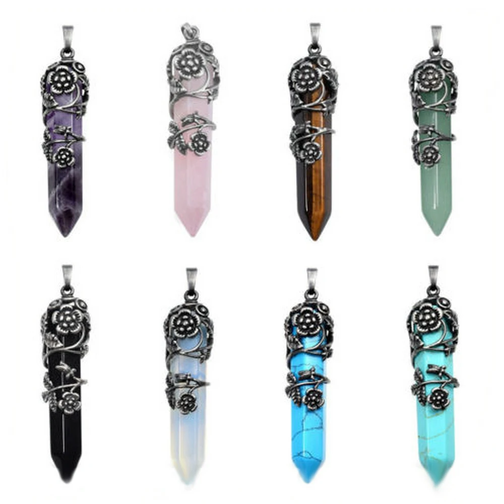 1PCS Natural Crystal Hexagonal Pendant Pendant Retro Rose Water Pendant Accessories Jewelry
1PCS Natural Crystal Hexagonal Pendant Pendant Retro Rose Water Pendant Accessories Jewelry