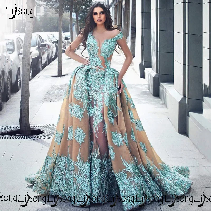 Stunning Turquoise Lace Appliques Middle East Arabia Evening Dress Prom Lady Celebrity Maxi Gown Vestidos Puffy Train Dresses
Stunning Turquoise Lace Appliques Middle East Arabia Evening Dress Prom Lady Celebrity Maxi Gown Vestidos Puffy Train Dresses