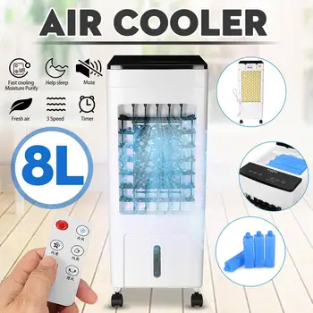 Air Conditioner Cooler Fan Ice Purifier Humidifier Remote Control & Hour Timer 220V Rapid Cooling 8L Water Tank 3 Wind Modes
Air Conditioner Cooler Fan Ice Purifier Humidifier Remote Control & Hour Timer 220V Rapid Cooling 8L Water Tank 3 Wind Modes