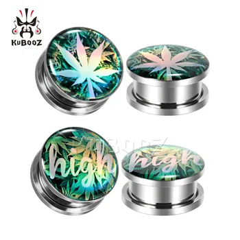 KUBOOZ Ear Piercing Body Jewelry Plugs Tunnels Expander Studs Gauges Picture Logo Earrings Screw Extender Plugs Jewelry For Gift
KUBOOZ Ear Piercing Body Jewelry Plugs Tunnels Expander Studs Gauges Picture Logo Earrings Screw Extender Plugs Jewelry For Gift