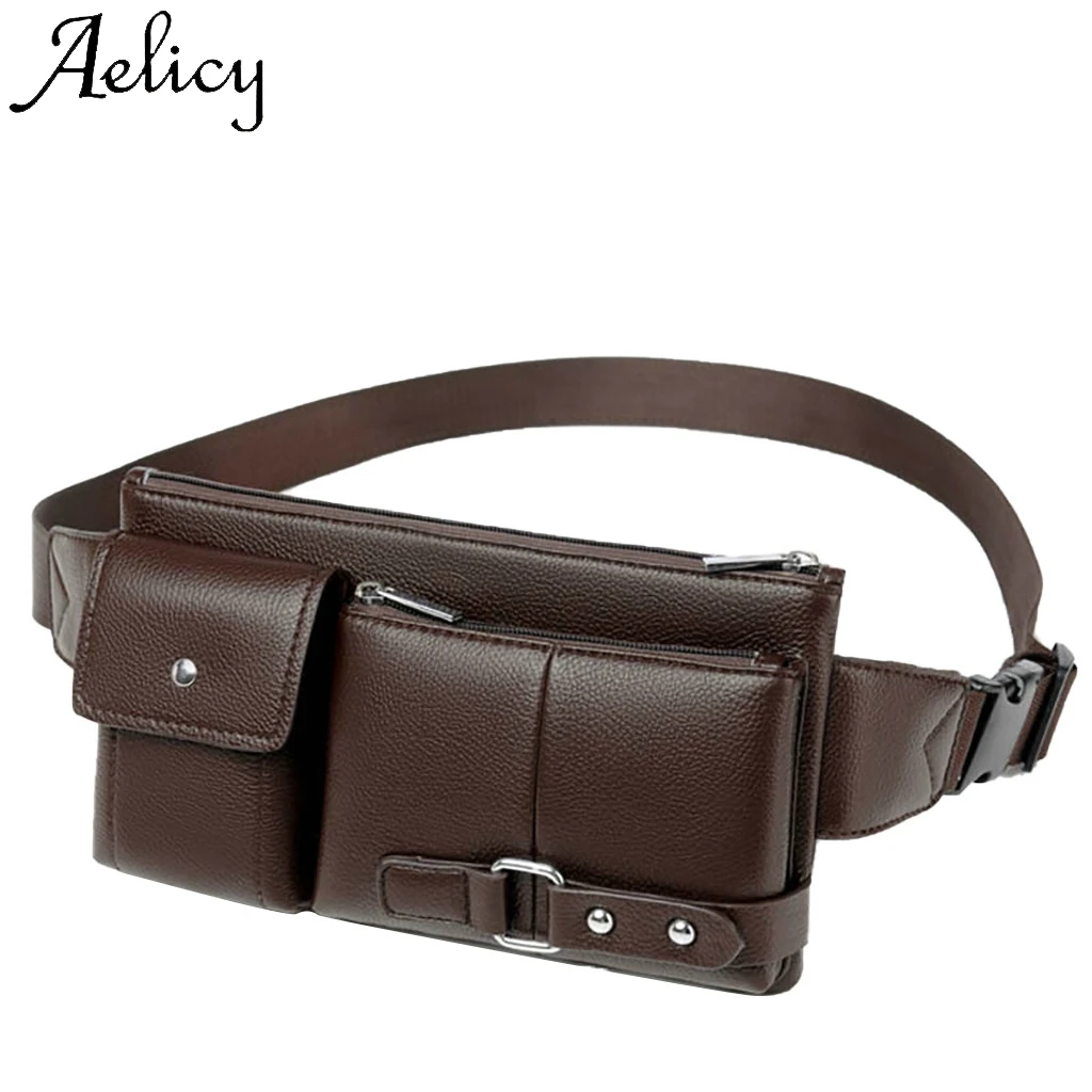 Aelicy Men Retro Multi-function Pockets Outdoor Sports Leisure Messenger Chest Bag High Quality Solid Bag Simple Phone Pocket
Aelicy Men Retro Multi-function Pockets Outdoor Sports Leisure Messenger Chest Bag High Quality Solid Bag Simple Phone Pocket