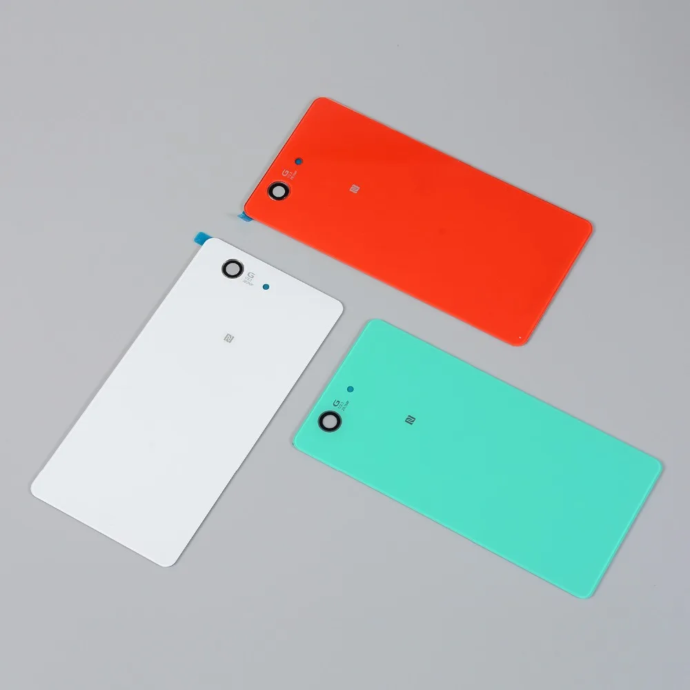 Стеклянный аккумулятор с наклейкой для SONY Xperia Z3 MINI Compact D5803 D5833 z3 mini задняя крышка