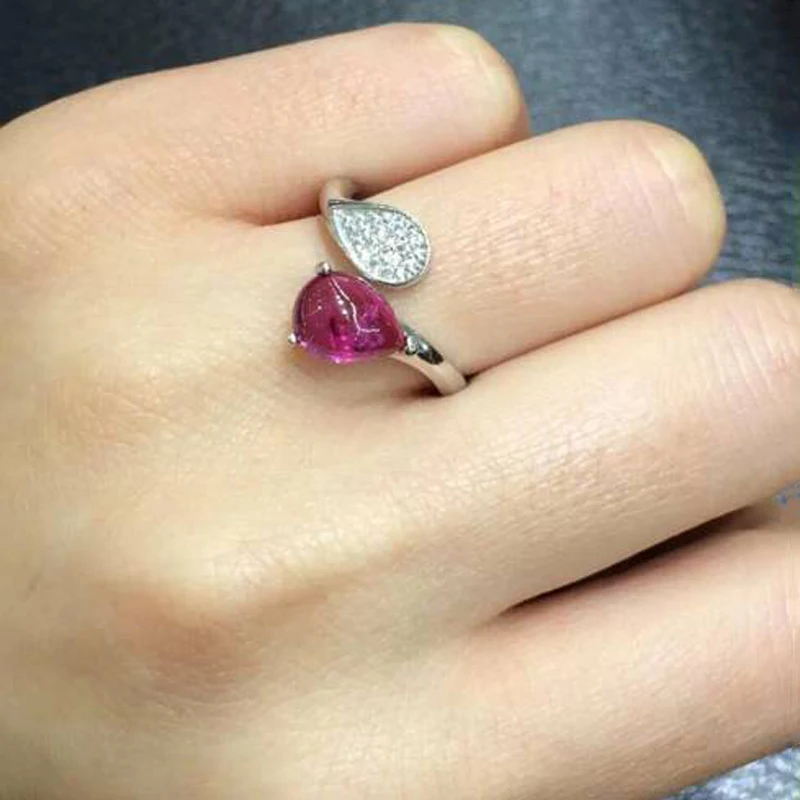 Anillos Qi Xuan_Trendy Jewelry_Tourmaline Stone Elegant Woman Rings_S925 Solid Sliver Fashion Rings_Manufacturer Directly Sales
Anillos Qi Xuan_Trendy Jewelry_Tourmaline Stone Elegant Woman Rings_S925 Solid Sliver Fashion Rings_Manufacturer Directly Sales