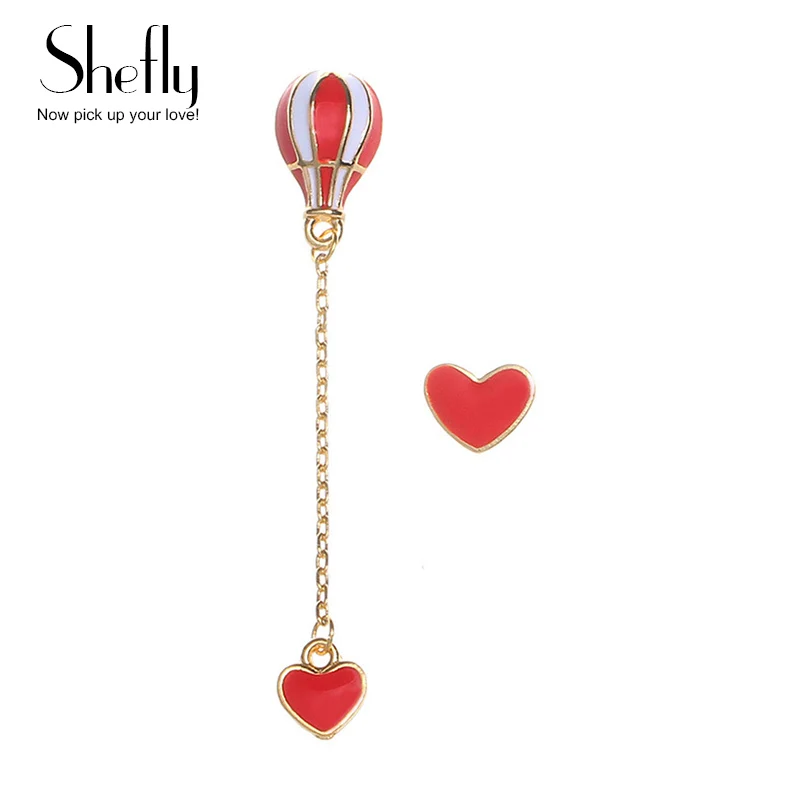 Ins Girl's Read Love Heart Earrings Silver Needle Cute Earrings for Girls , Korea Drop Earrings Fashion Jewelry Bohemian Gift
Ins Girl's Read Love Heart Earrings Silver Needle Cute Earrings for Girls , Korea Drop Earrings Fashion Jewelry Bohemian Gift