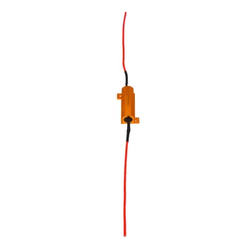 Turn Load Resistors Error Code Decoder Trucks Signal T-Taps Fix equipment Lights Golden Cars 4pcs 6 Ohm
Turn Load Resistors Error Code Decoder Trucks Signal T-Taps Fix equipment Lights Golden Cars 4pcs 6 Ohm