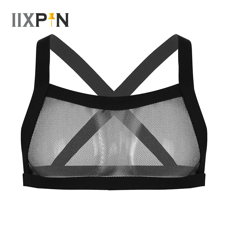 Men Sexy Mesh waistcoat half-cut vest stage show bar stage Pole Dance Costume For Men X-Back Stretchy Muscle Tank Top Lingerie
Men Sexy Mesh waistcoat half-cut vest stage show bar stage Pole Dance Costume For Men X-Back Stretchy Muscle Tank Top Lingerie