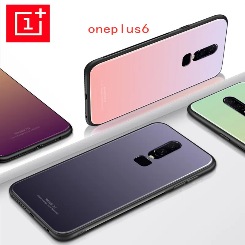 2019new Oneplus 6 case shell mobile phone sets 1 + 6 glass drop protection sleeve gradient color ultra-thin silicone soft shell
2019new Oneplus 6 case shell mobile phone sets 1 + 6 glass drop protection sleeve gradient color ultra-thin silicone soft shell