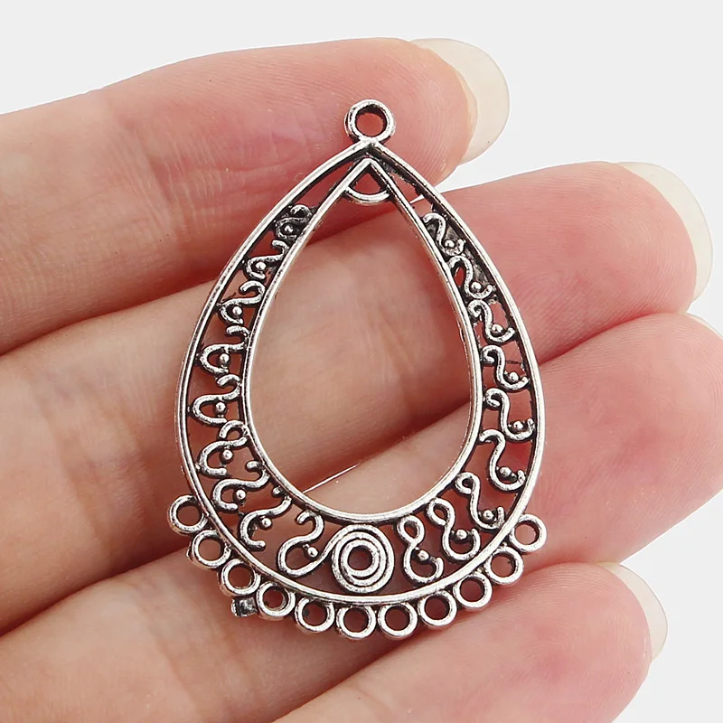 10PCS Antique Silver Hollow Filigree Ethnic Teardrop&Water-drop Chandelier Charms Pendants Connectors Necklace Earring Jewelry
10PCS Antique Silver Hollow Filigree Ethnic Teardrop&Water-drop Chandelier Charms Pendants Connectors Necklace Earring Jewelry