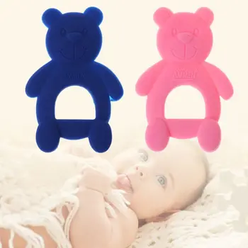 Baby Teether Bear Cute DIY Necklace Teething Pain Relief Pacifier Newborn Orthodontic Oral Care Infants Food Grade Silicone
Baby Teether Bear Cute DIY Necklace Teething Pain Relief Pacifier Newborn Orthodontic Oral Care Infants Food Grade Silicone