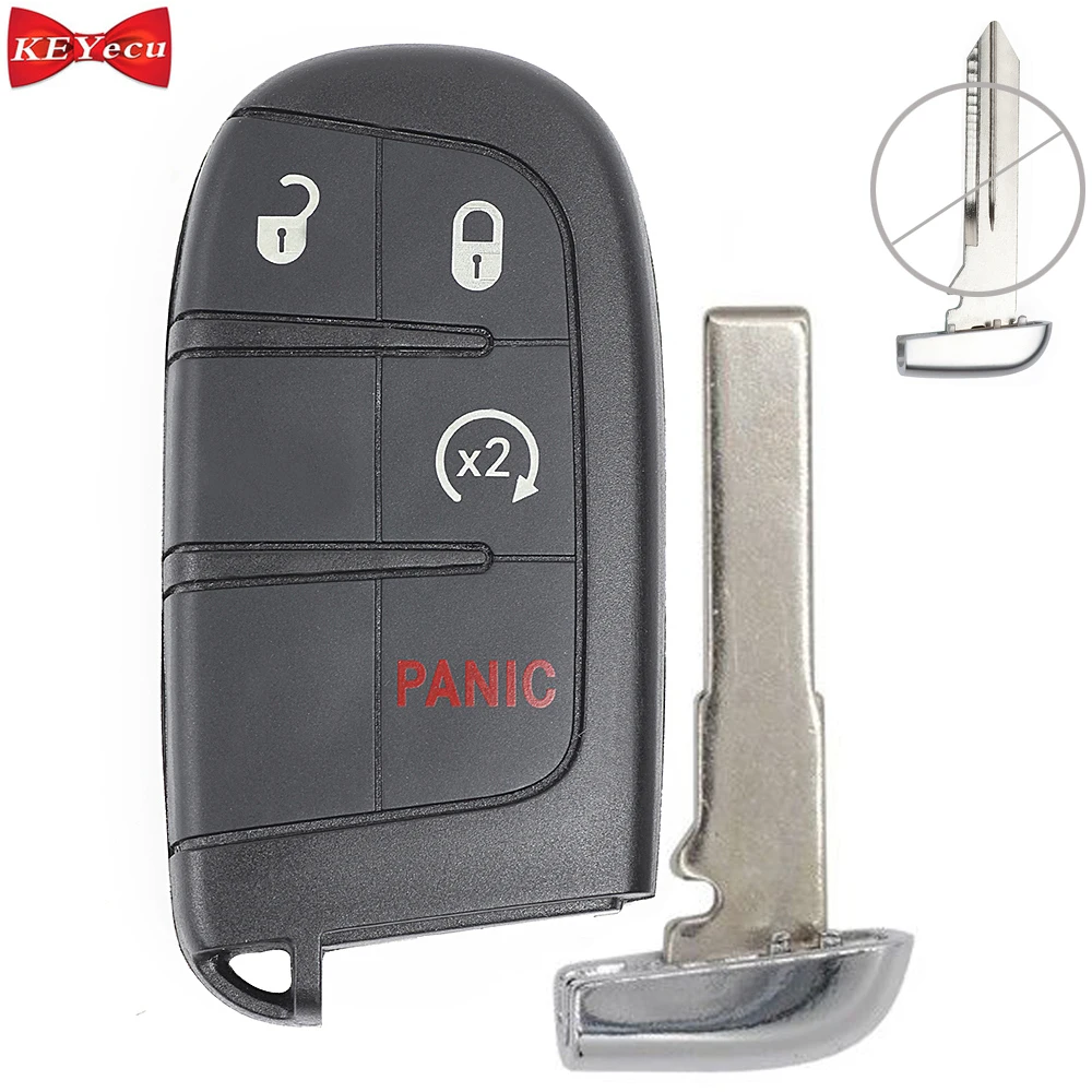 KEYECU for Fiat 500 500X for Jeep Compass Remote Car Key Fob 4 Button ID46 Chip 433MHz FCC ID M3N-40821302
KEYECU for Fiat 500 500X for Jeep Compass Remote Car Key Fob 4 Button ID46 Chip 433MHz FCC ID M3N-40821302