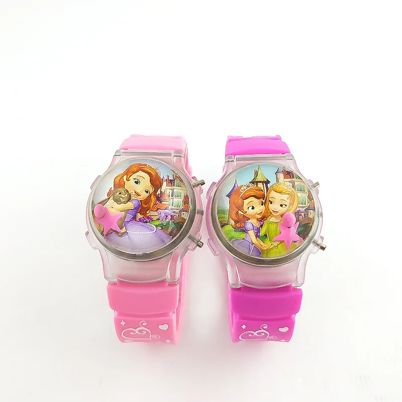 2019 New Cartoon Sophia Kids Watches Flash light Girl Watch Jelly Fashion Lantern Children Watch Boy Clock relogio feminino
2019 New Cartoon Sophia Kids Watches Flash light Girl Watch Jelly Fashion Lantern Children Watch Boy Clock relogio feminino