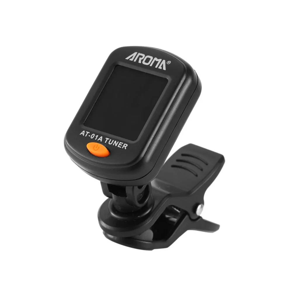 AT-01A Universal Mini Portable Digital Tuner Clip On Chromatic Guitar Bass Ukulele Violin Guitar Accessories
AT-01A Universal Mini Portable Digital Tuner Clip On Chromatic Guitar Bass Ukulele Violin Guitar Accessories