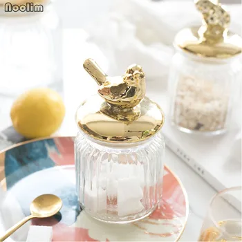 Nordic Golden Ceramic Glass Sealed Jar Candy Snack Cans Home Storage Tank Kitchen Food Storage Containers With Wedding Gift Boxs
Nordic Golden Ceramic Glass Sealed Jar Candy Snack Cans Home Storage Tank Kitchen Food Storage Containers With Wedding Gift Boxs