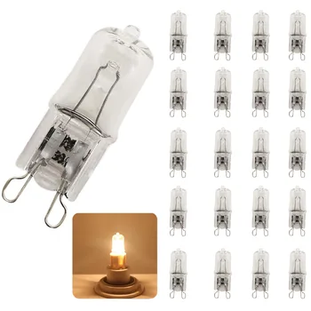 20x Super Bright G9 Halogen Light Bulb 25w 40w 60w Halogen G9 220V 3000K Warm White Indoor Clear Halogen G9 Lamp
20x Super Bright G9 Halogen Light Bulb 25w 40w 60w Halogen G9 220V 3000K Warm White Indoor Clear Halogen G9 Lamp