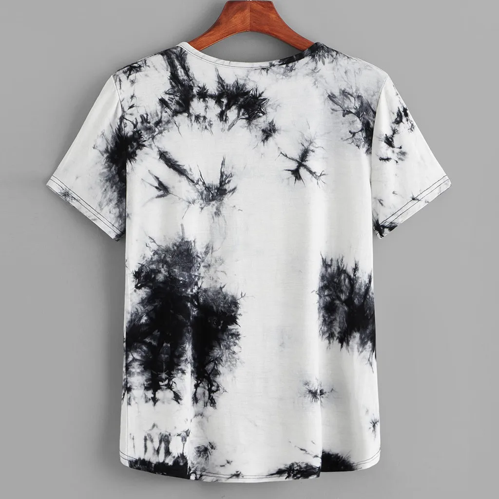tops women casual summer Women's tshirt Tie-dyed Print Short Sleeve Front Criss Cross Shirt Pullover Tops fashion #G6
tops women casual summer Women's tshirt Tie-dyed Print Short Sleeve Front Criss Cross Shirt Pullover Tops fashion #G6