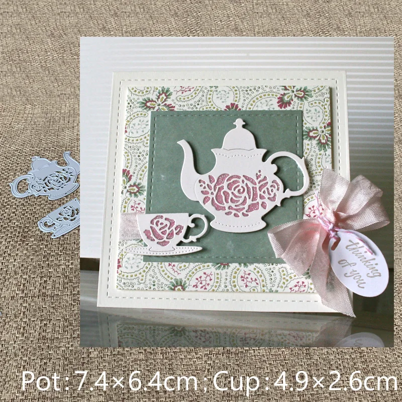 New Design Craft Metal Cutting Die die cuts rose teacup teapot decoration scrapbook Album Paper Card Craft Embossing die cuts
New Design Craft Metal Cutting Die die cuts rose teacup teapot decoration scrapbook Album Paper Card Craft Embossing die cuts