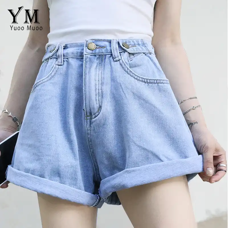 comfy denim shorts