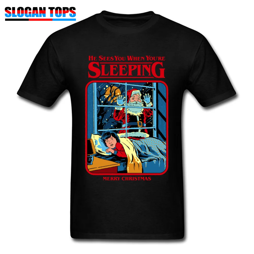 Man T-shirts He Sees You When You're Sleeping Tshirt Mens T Shirts Merry Christmas Santa Claus Designer Tops & Tees Gothic Style
Man T-shirts He Sees You When You're Sleeping Tshirt Mens T Shirts Merry Christmas Santa Claus Designer Tops & Tees Gothic Style