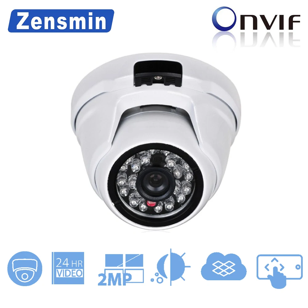 Zensmin H.265 2.0MP IP Dome CCTV Camera indoor 1080p 48V poe camera system home security 24hours mobile app monitoring video
Zensmin H.265 2.0MP IP Dome CCTV Camera indoor 1080p 48V poe camera system home security 24hours mobile app monitoring video