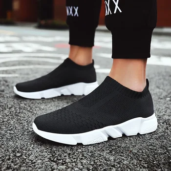 Breathable Running Shoes for Men Stretch Socks Sneakers Brand Super Light Soft Outdoor Jogging Shoes Man Big Size Athletic Shoes
Breathable Running Shoes for Men Stretch Socks Sneakers Brand Super Light Soft Outdoor Jogging Shoes Man Big Size Athletic Shoes