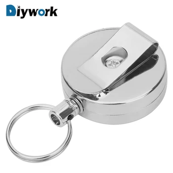 DIYWORK Retracting Wire Rope Anti-theft Keychain Portable Extendable Metal Wire 60cm Key Chain Ring Clip Pull Keyring
DIYWORK Retracting Wire Rope Anti-theft Keychain Portable Extendable Metal Wire 60cm Key Chain Ring Clip Pull Keyring