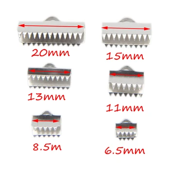 50pcs Stainless Steel Fastener Clasps Flat Rope Crimping Connector For Diy Jewelry Making Cord End Cap Clip Accessories Supplier 
50pcs Stainless Steel Fastener Clasps Flat Rope Crimping Connector For Diy Jewelry Making Cord End Cap Clip Accessories Supplier