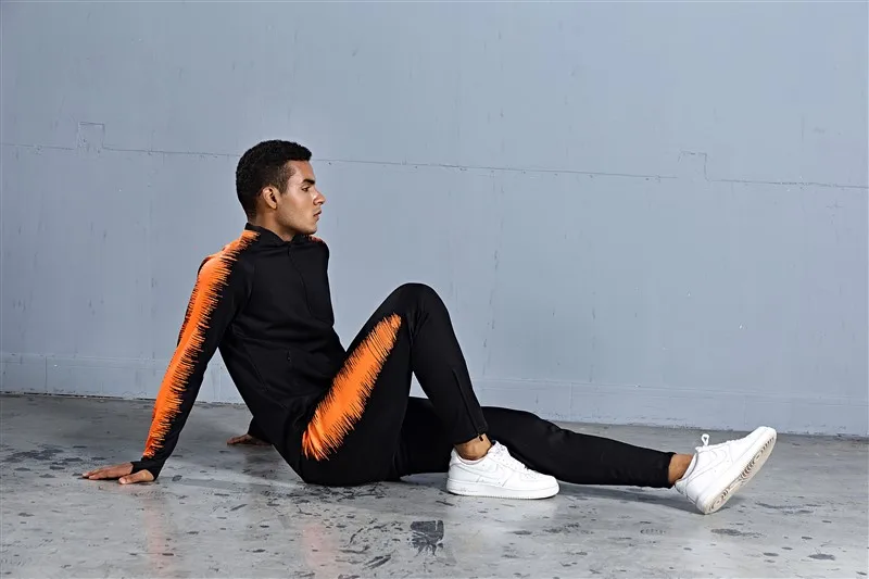 HOWE AO coat Adult Men Soccer Jerseys Set Jogging clothing jacket pants sports suit wear Running football Training Tracksuit HOWE AO coat Adult Men Soccer Jerseys Set Jogging clothing jacket pants sports suit wear Running football Training Tracksuit