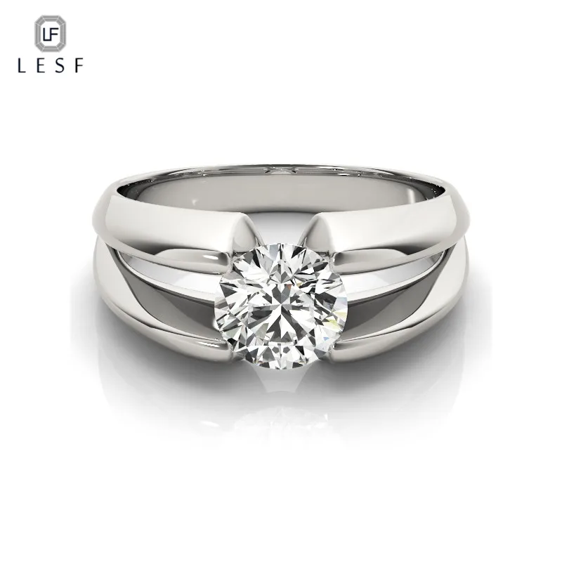 LESF Women Solitaire Engagement Ring Genuine 925 Sterling Silver Ring for Women Luxury 1 Ct Sona Synthetic Engagement Rings
LESF Women Solitaire Engagement Ring Genuine 925 Sterling Silver Ring for Women Luxury 1 Ct Sona Synthetic Engagement Rings