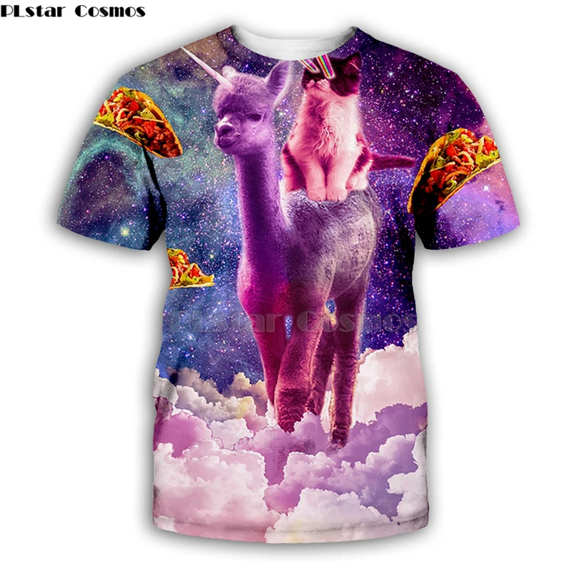 Starry sky rainbow Alpaca cat t shirts men/women 3d t Shirt/hoodies Summer Tops Tees Clothing funny Short Sleeve Casual Wear-9
Starry sky rainbow Alpaca cat t shirts men/women 3d t Shirt/hoodies Summer Tops Tees Clothing funny Short Sleeve Casual Wear-9